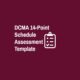 DCMA 14-Point Schedule Assessment Template